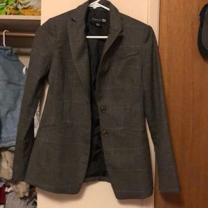 Forever 21 Plaid Blazer